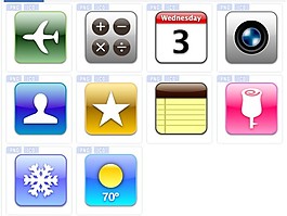 Iphone 手機圖標