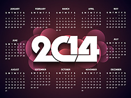 2014年  日歷