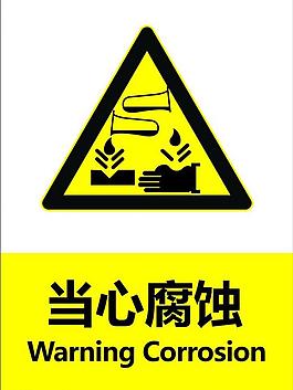 當(dāng)心腐蝕圖片