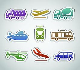 交通運輸貼紙圖片