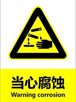 當(dāng)心腐蝕圖片