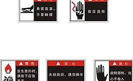 中文安全标识图片