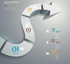 箭頭數字標簽圖片