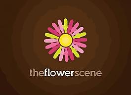 花卉logo圖片
