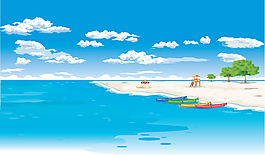 海滩风景