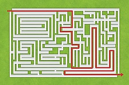 迷宮與路線圖圖片素材