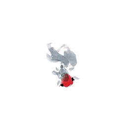 水墨金魚
