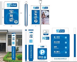 寶麗姿導視牌設計