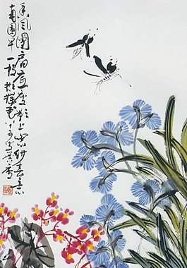 高清花鳥國畫