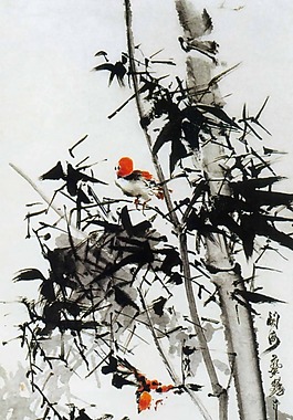 高清花鳥國畫