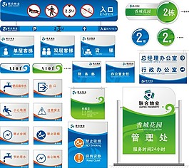 方形導視牌設計模板