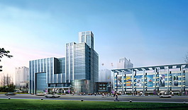 城市商業(yè)中心圖片素材