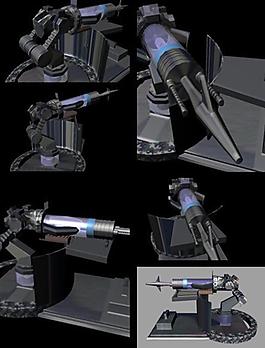 3dmaya防空炮模圖片