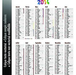 2014年日歷圖片