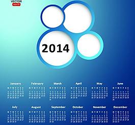2014年日歷模板圖片