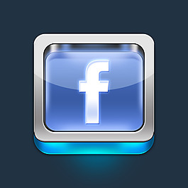 3D-facebook按鈕