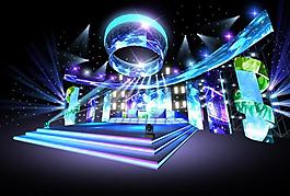 舞美演出舞臺(tái)模型圖片