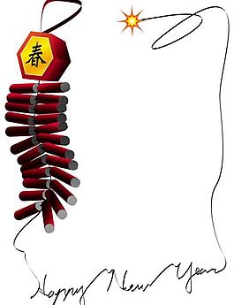 春節鞭炮圖片