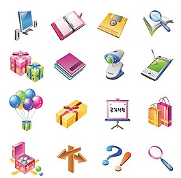 精致生活物品矢量圖標(biāo)