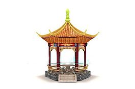 六角亭(模型貼圖全)圖片