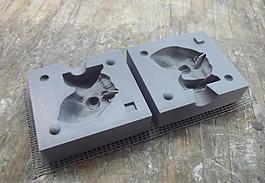 parametric two-part mold generator for openscad