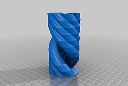 open spiral from spirograph vase generator