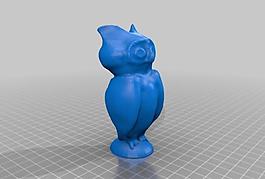 owl primitive sculpture
