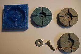 模具參數(shù)為oogoo英尺的reprap打印機(jī)打印