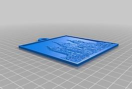 salt lake temple lithopane