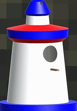 lighthouse birdhouse