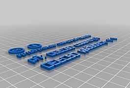 my customized 3d thingitag