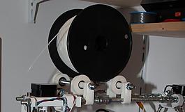 臺上線軸架為reprappro孟德爾