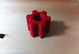 printrbot床调节旋钮4mm的螺栓