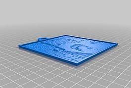 my customized lithopane of clark