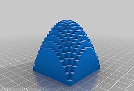 a discretized paraboloid