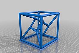 parametric distorted tesseract