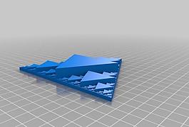 large fractal triangle