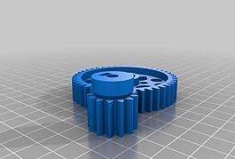 圓柱齒輪為printrbot木擠出