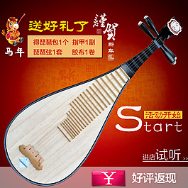 琵琶主圖設(shè)計