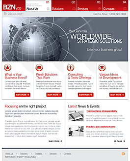 國(guó)外網(wǎng)絡(luò)科技psd網(wǎng)頁(yè)素材