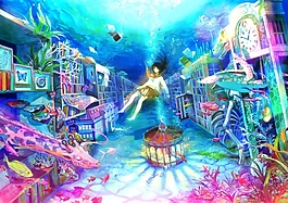 女孩動漫圖
