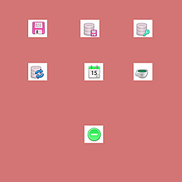 數據盤圖標