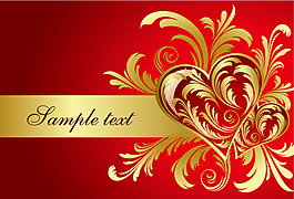 情人節愛情元素花紋