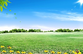 藍天白云風景