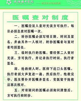 醫(yī)院制度圖片