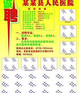 醫院招聘圖片