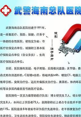 醫(yī)院簡介海報圖片