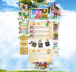 游戲網站頁面index模板圖片