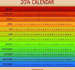2014年日歷圖片