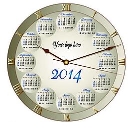2014年年歷模板圖片